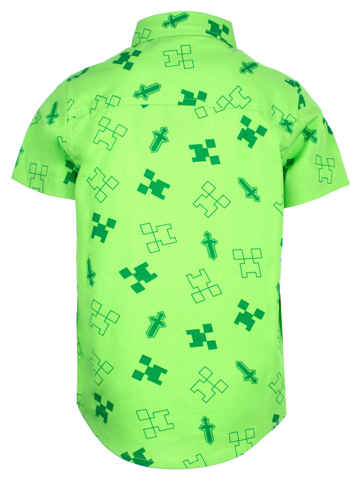 Minecraft Short Sleeve vert Shirt