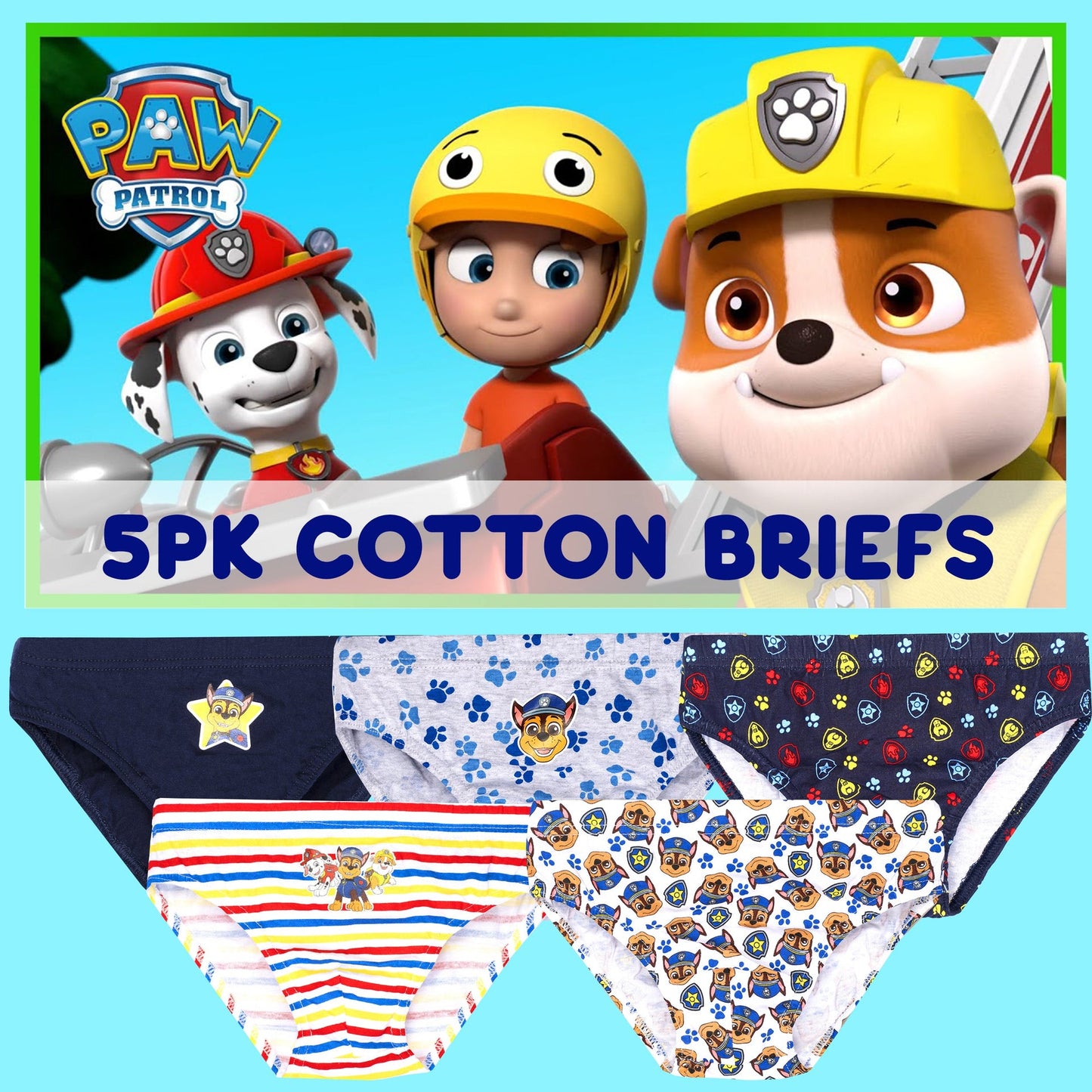 Pat’ Patrouille Underwear – bleu