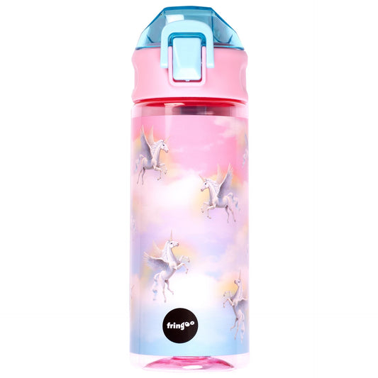 Flasche mit Klappverschluss – 600ml Klappverschluss – Einhorn Sky