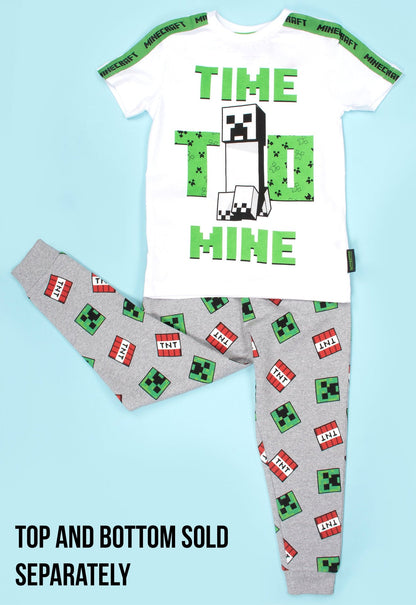Minecraft Joggers – gris Pattern