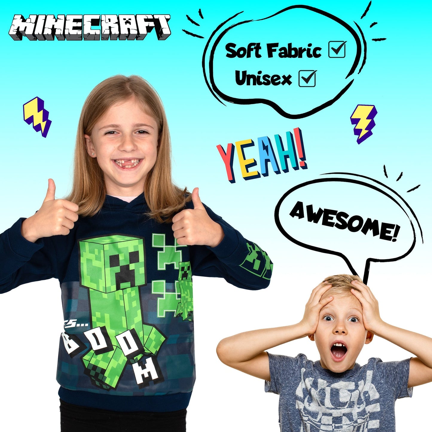 Minecraft Sweat à capuche – Boom