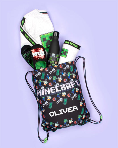 Minecraft vert Creeper Sweatshirt – gris