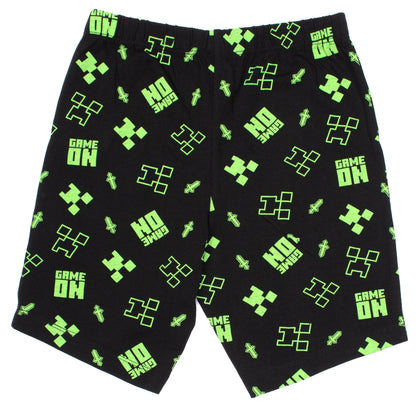 Minecraft Short Sleeve Pyjama – vert