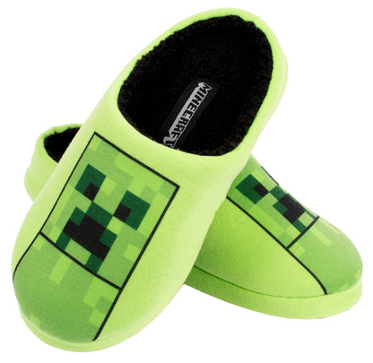 Minecraft Chaussons – vert Creeper