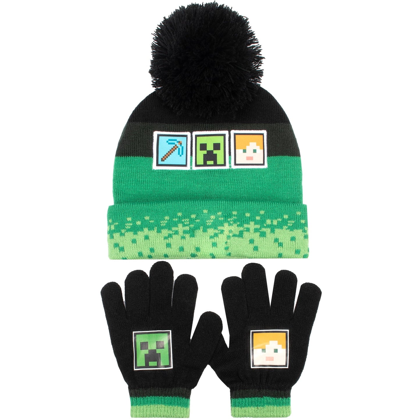 Minecraft – Children's Hat & Gloves Set