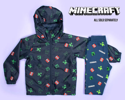 Minecraft Navy bleu Waterproof Jacket