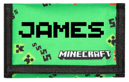 Minecraft enfant Portefeuille – vert