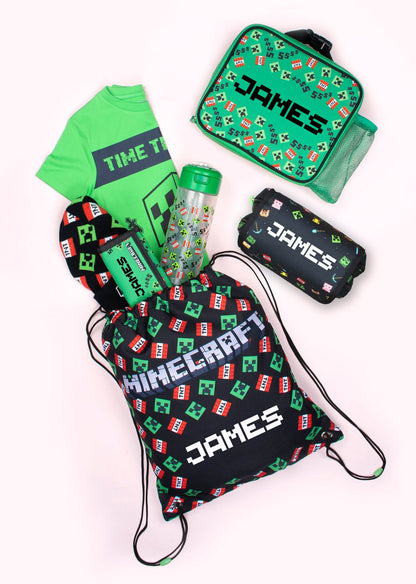 Trousse scolaire – Minecraft noir