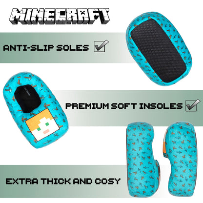 Minecraft 3D Chaussons – Alex and Steve
