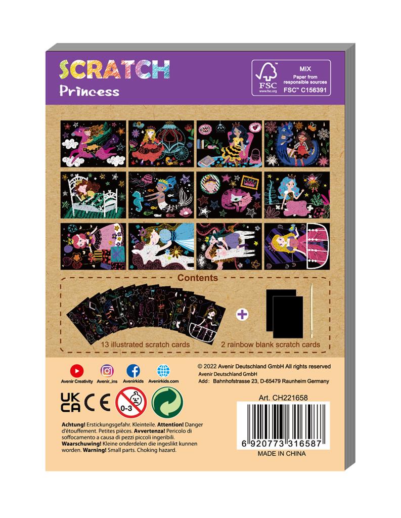 Mini Scratch Book - Princesses – vue produit 2