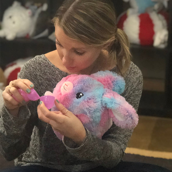 Peluche Mini Squishable – Lapin Barbe à Papa