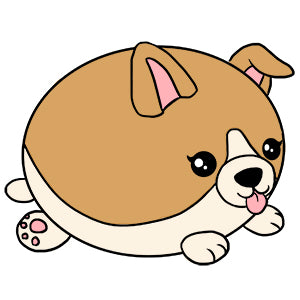 Peluche Mini Squishable – Bébé Corgi