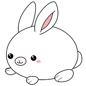 Mini Squishable Kuscheltier – Flauschiger Hase