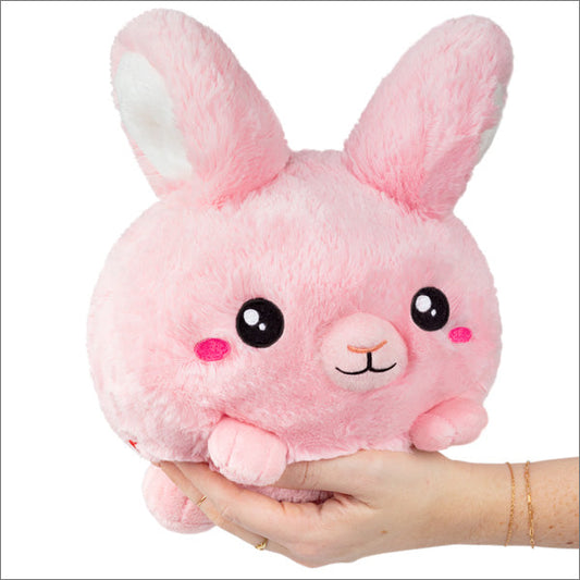 Peluche Mini Squishable – Lapin Rose Douillet