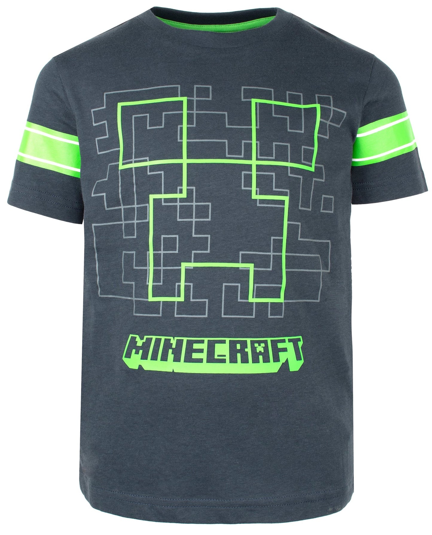 Minecraft Creeper T Shirt – Navy