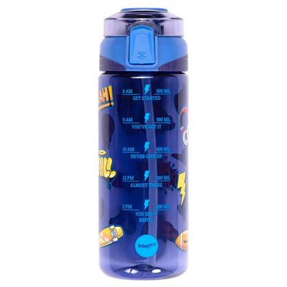 Straw Bottle – Navy Doodle