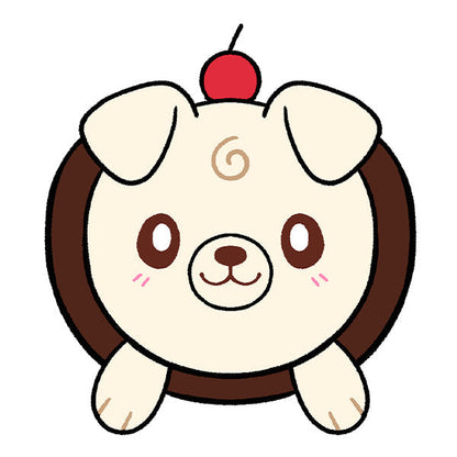 Peluche Squishable – Neapolitan Glace Teckel