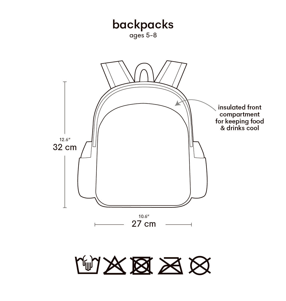 Sac à dos enfant - Véhicules – vue 7 – A Little Lovely Company