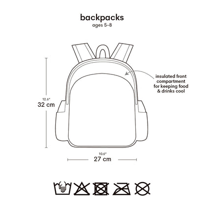Sac à dos enfant - Glaces – vue 6 – A Little Lovely Company