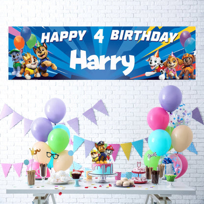 Bannière d’anniversaire – Paw Patrol