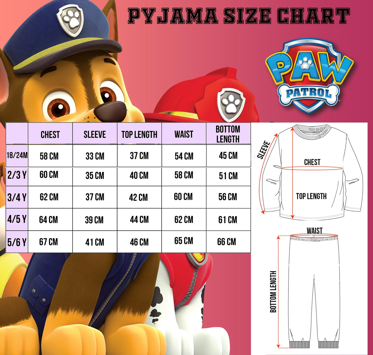 Pat’ Patrouille Pyjama – Navy