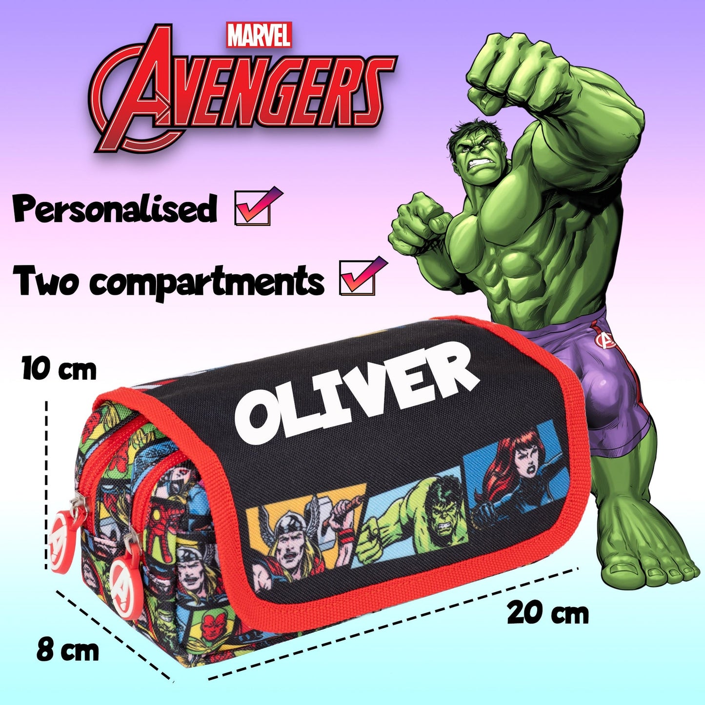 Trousse scolaire – Avengers
