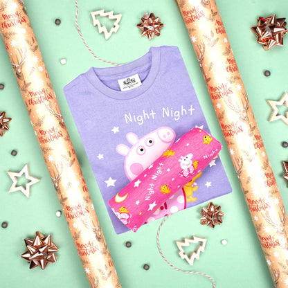Peppa Pig Pyjamas – rose & violet