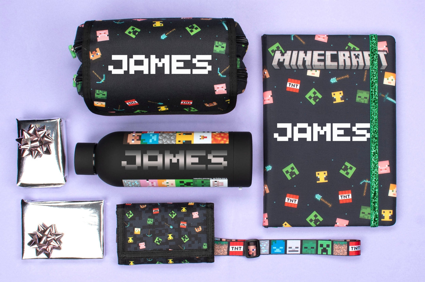 Trousse scolaire – Minecraft noir