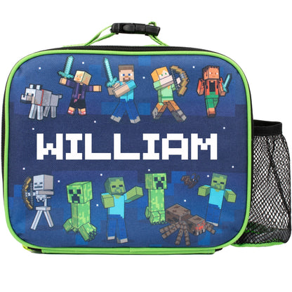 Sac repas – Minecraft bleu