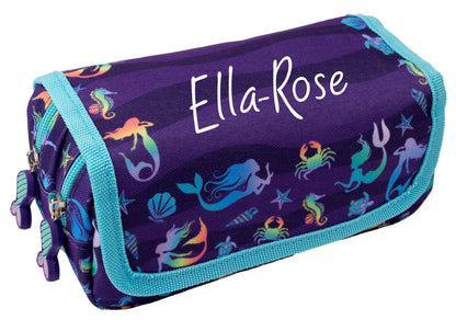 Trousse scolaire – violet sirènes