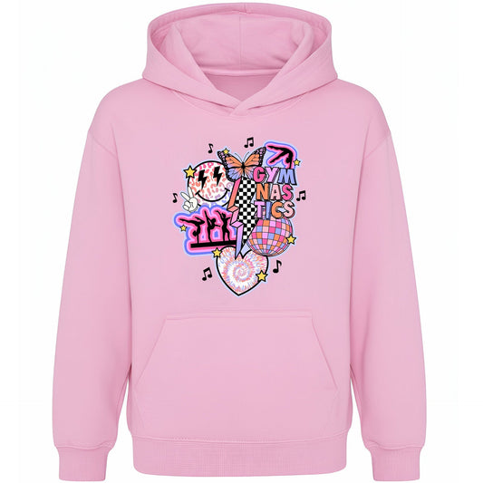 Sweat à capuche gymnastique – Fringoo Gymnastic for Cotton Rich Soft Hooded – Gymnastic Vibes-rose