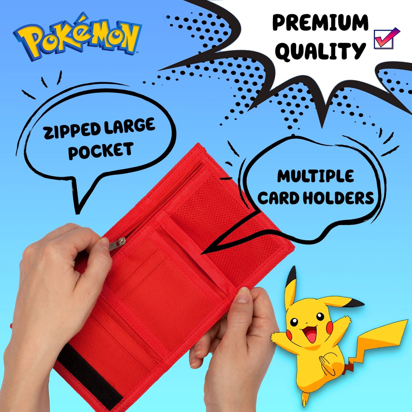 Pokémon Portefeuille – rouge