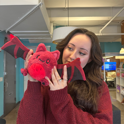 Peluche Snacker – Snacker Chauve-Souris Rouge – Fête