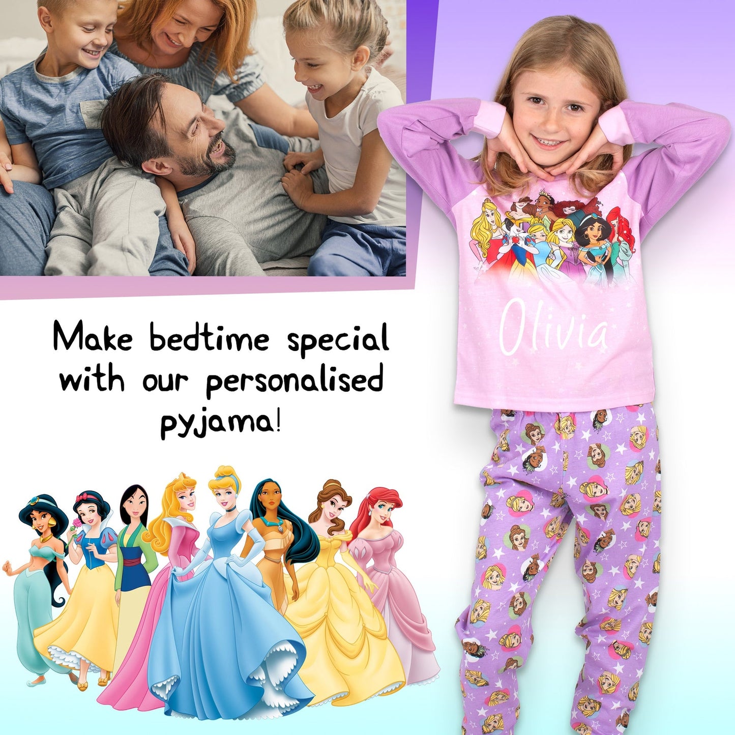 Disney Christmas Pyjama- rose