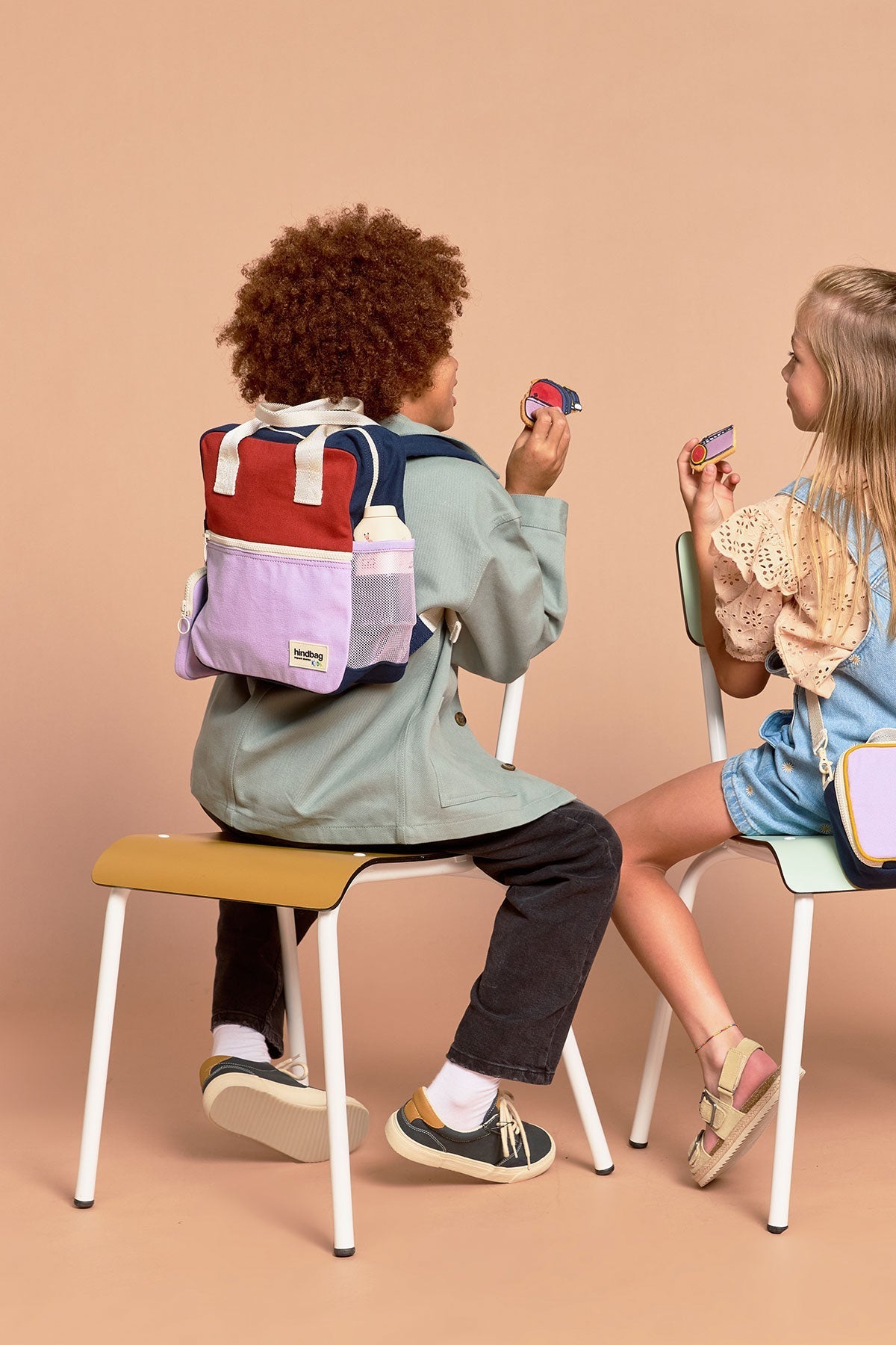 Rucksack Arthur Dreifarbig Terrakotta