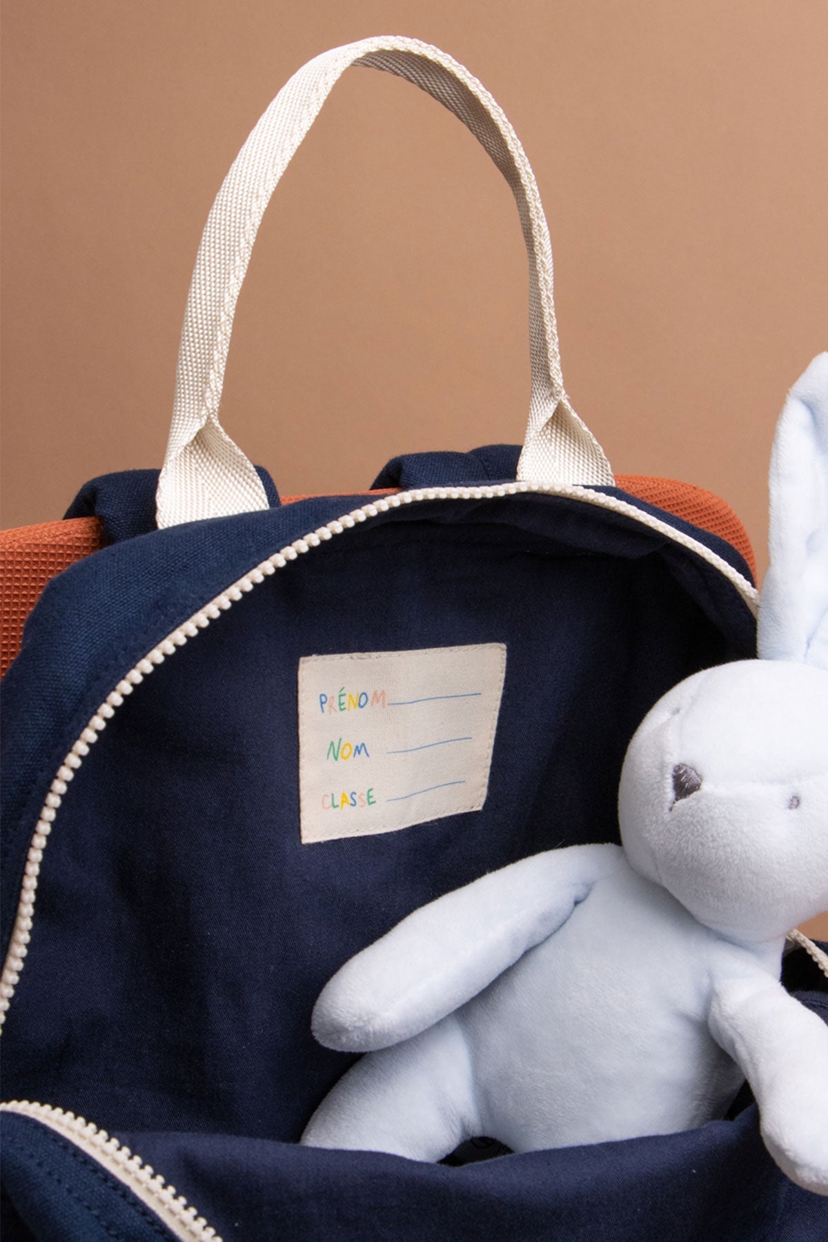 Rucksack Arthur Dreifarbig Terrakotta