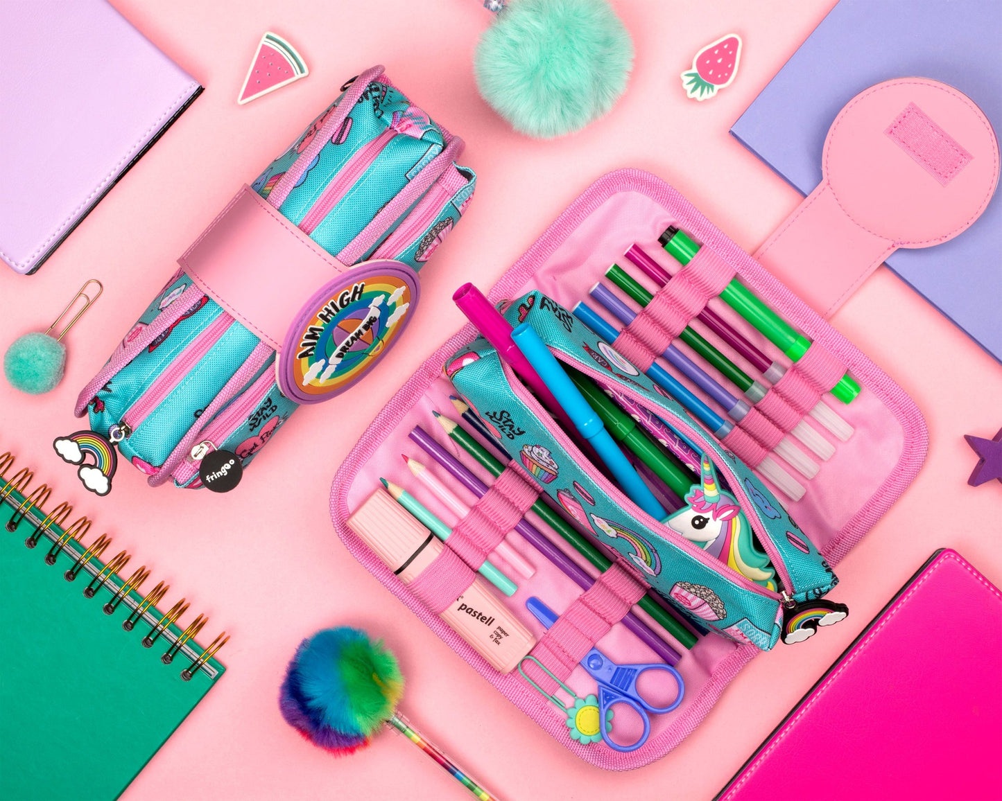 Aim High enfant scolaire Trousse scolaire