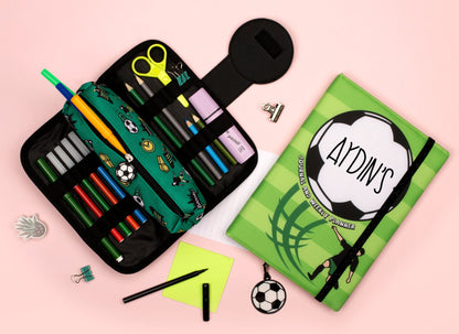 Silicone Patch football Trousse scolaire
