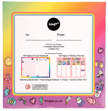 Pailleté Journal secret – licorne