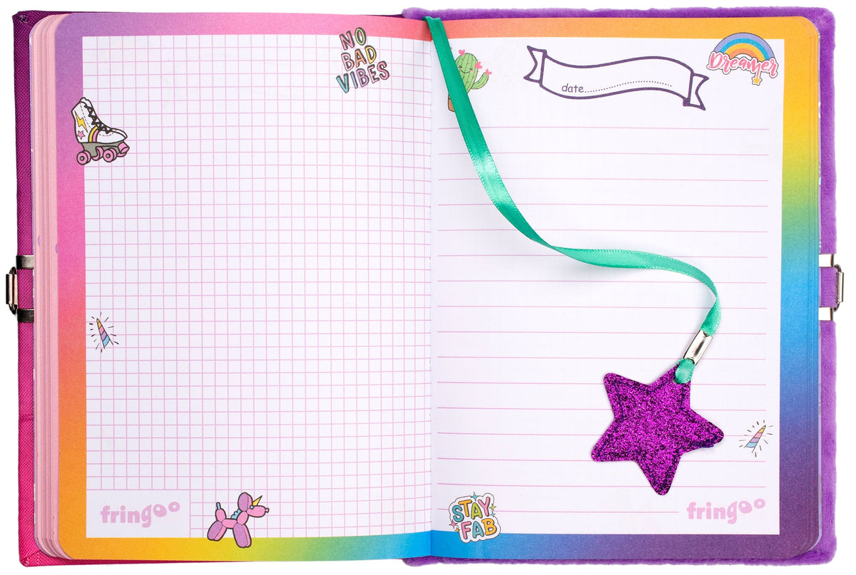 Glitzerndes Geheimtagebuch – Glitzer – Einhorn