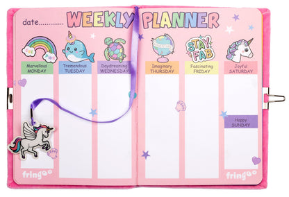 3D Journal secret – rose licorne Wings