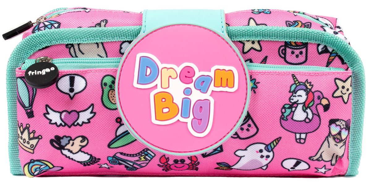 Trousse scolaire avec patch en silicone – Dream Big for | Fringoo UK