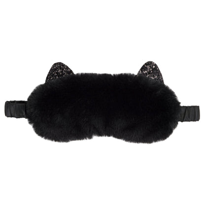 Peluche chat Masque de sommeil – chat noir