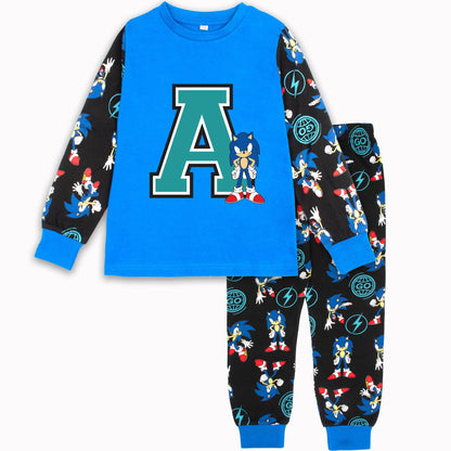 Sonic The Hedgehog Pyjama garçon Long Sleeve 100% Cotton