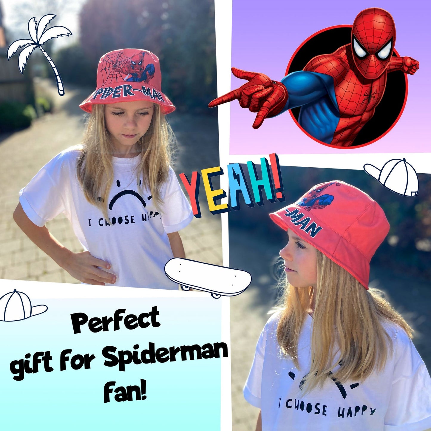 Spider-Man rouge Bucket Hat