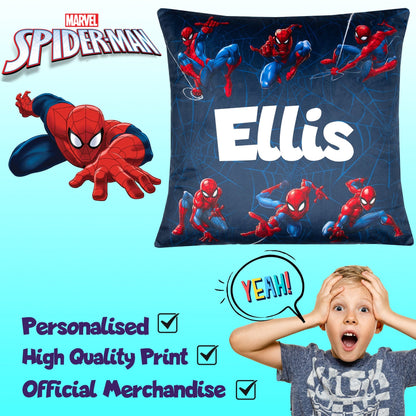 Marvel Spider-Man Coussin Cover 44 x 44 cm Super Soft Pillow Case garçon Bedroom Home Décor Gift garçon