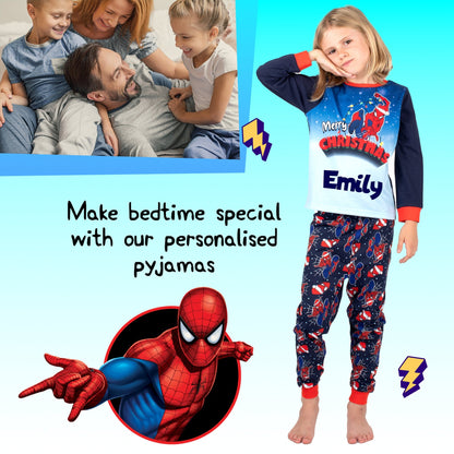 Marvel Spider-Man Christmas Pyjama- Dark bleu