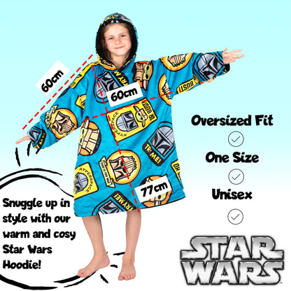 Star Wars Mandalorian Oversized Sweat à capuche Couverture