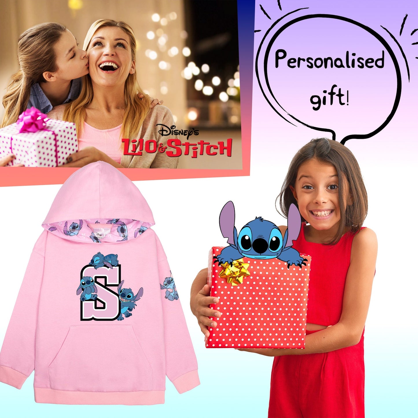 Disney Stitch Sweat à capuche
