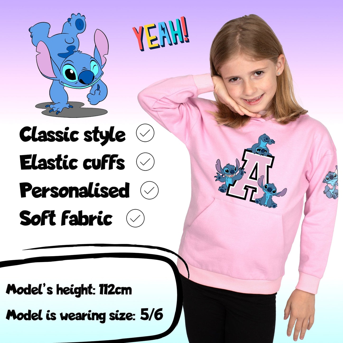 Disney Stitch Sweat à capuche